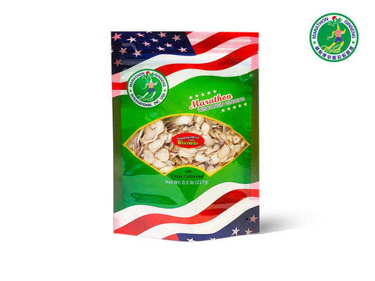 608 - 5 Yr Cultivated Ginseng Slices - 4oz/8oz/5lbs