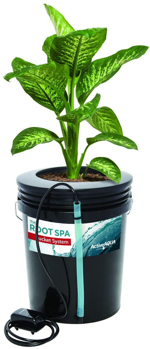 Active Aqua RS5GALSYS Root Spa 5-Gal Bucket Deep Water Culture System (2 Pack)