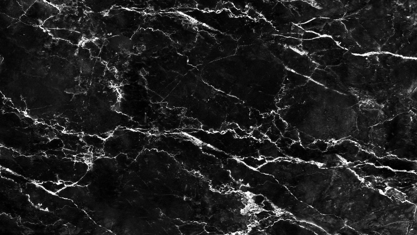 Black Marble Stone Granite Slate Peel and Stick Wallpaper | Removable Wall Mural #6274