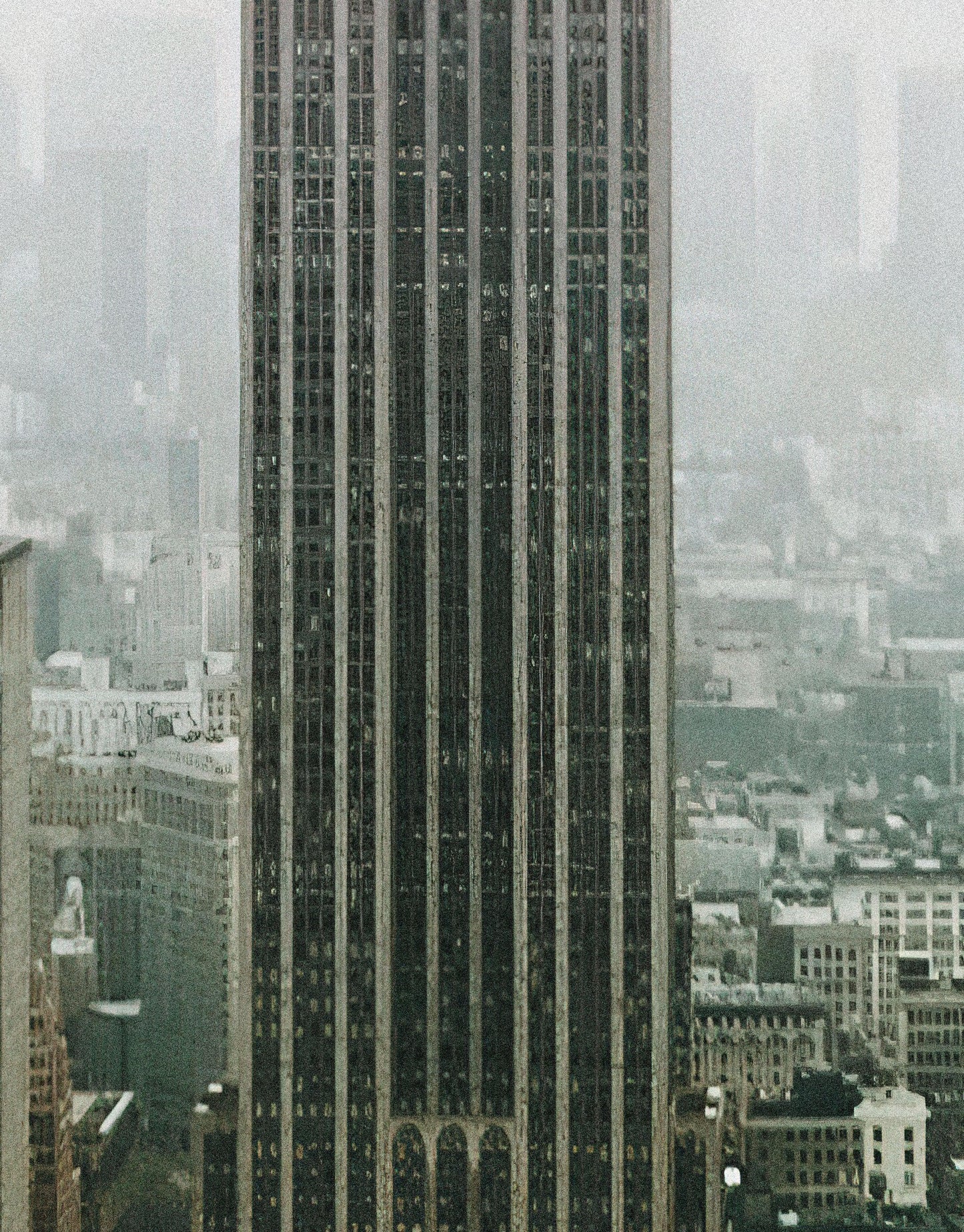 Empire State Building NYC Wall Mural. New York City Skyscrapers Peel and Stick Wallpaper. #6407