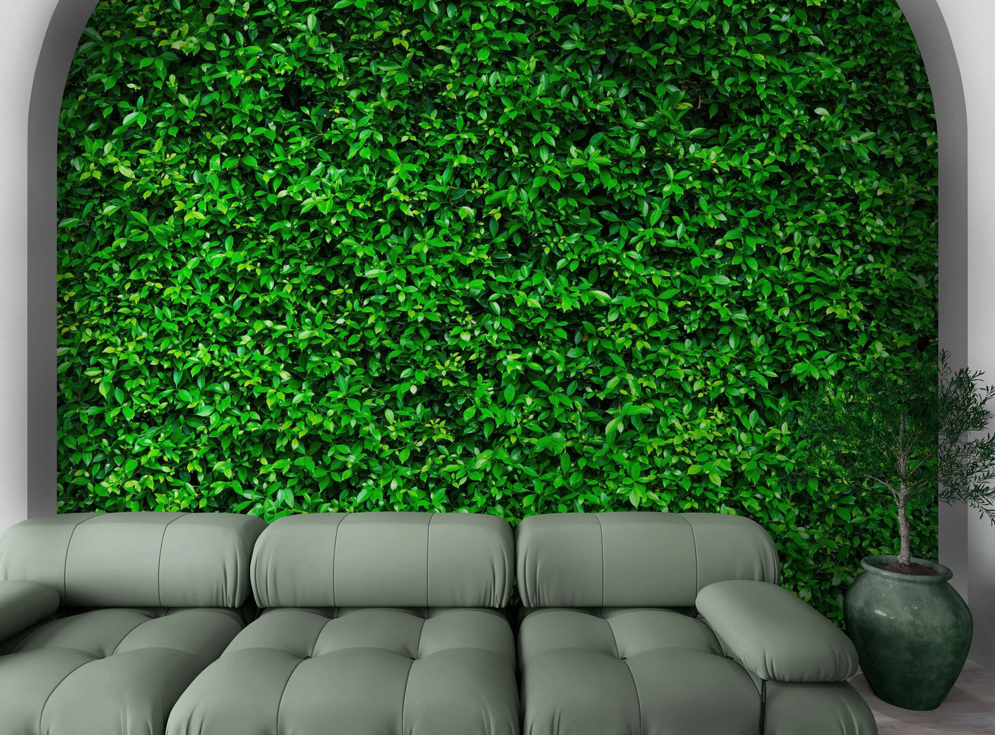 Greenery Grass Background Wallpaper Mural. #6551