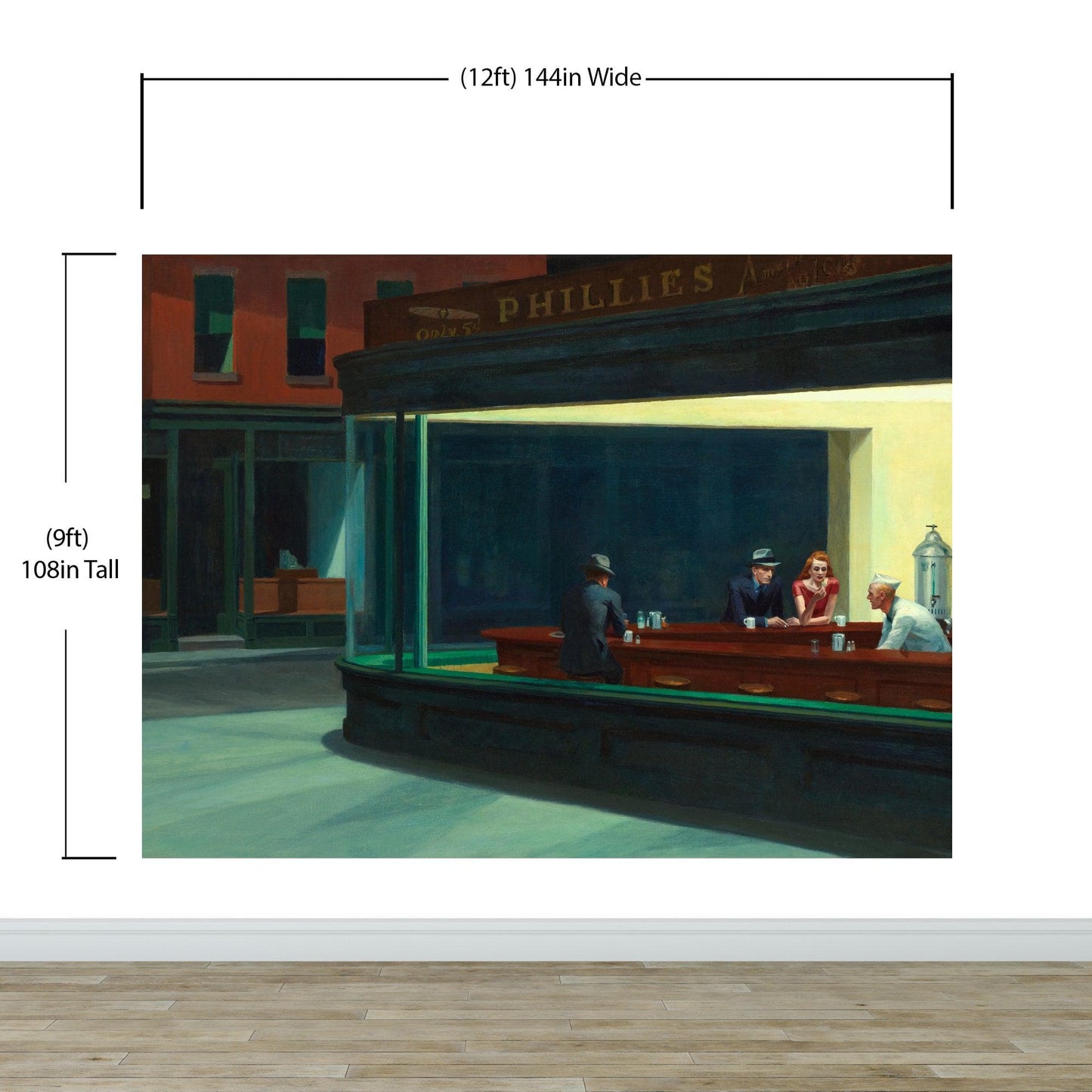 Nighthawks Painting Wallpaper. Painting by Edward Hopper. #6654