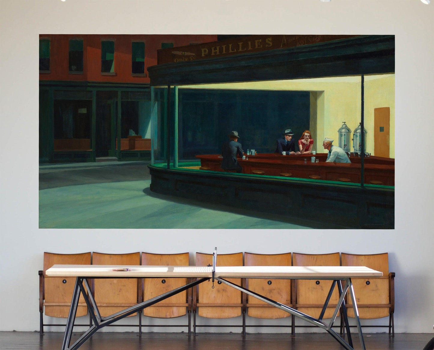 Nighthawks Painting Wallpaper. Painting by Edward Hopper. #6654