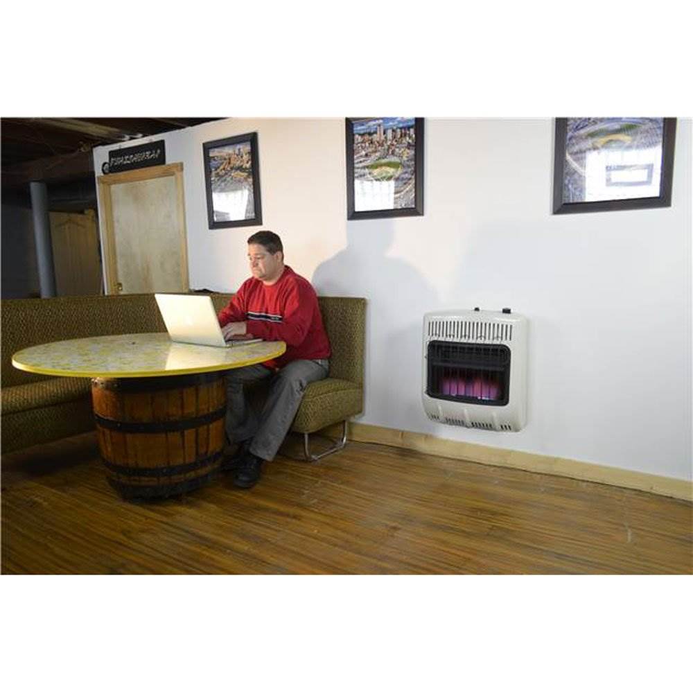 Mr Heater 20000 BTU Vent Free Blue Flame Natural Gas Indoor Outdoor Space Heater