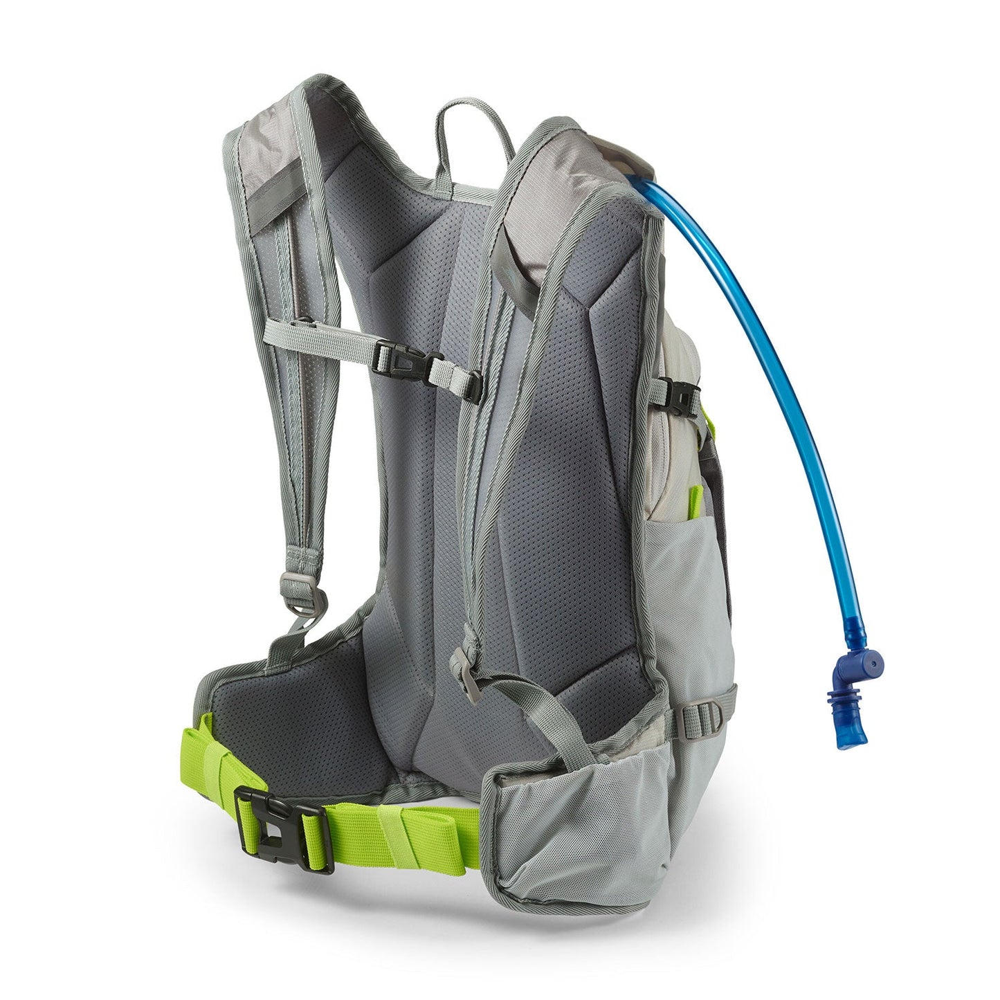 High Sierra Hydrahike 2.0 16L Hydration Water Backpack for Hiking, Gray & Green