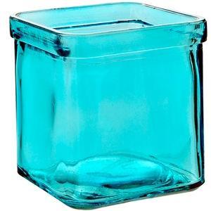 8oz Heavy Glass Candle Holders -  50% Recycled Glass