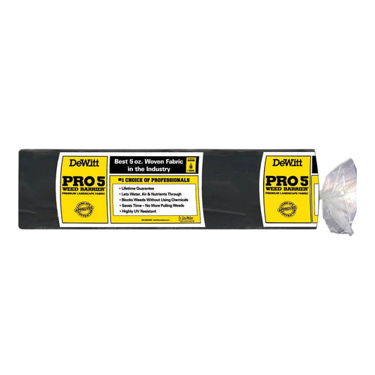 DeWitt P3 Pro 5 Commercial Landscape 5-Oz Weed Barrier Fabric, 3 x 250' (2 Pack)