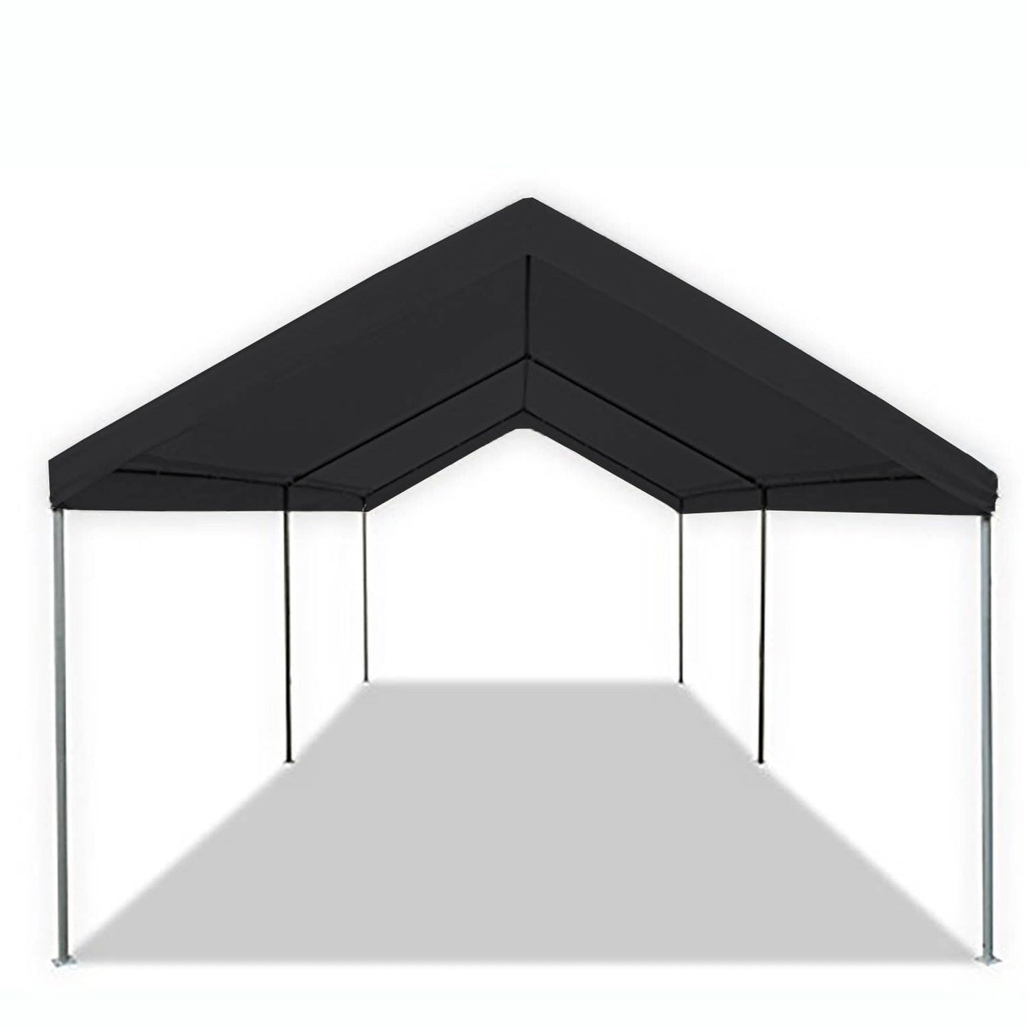 Caravan Canopy Domain 10 x 20 Foot Instant Canopy Tent Set, Black (2 Pack)