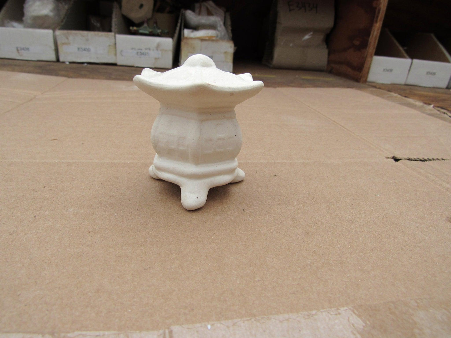 Ceramic Sandstone Pagoda Figurine