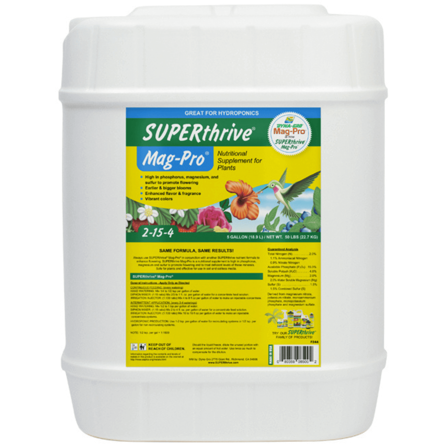 Dyna-Gro SUPERthrive Mag-Pro - 5 Gallon