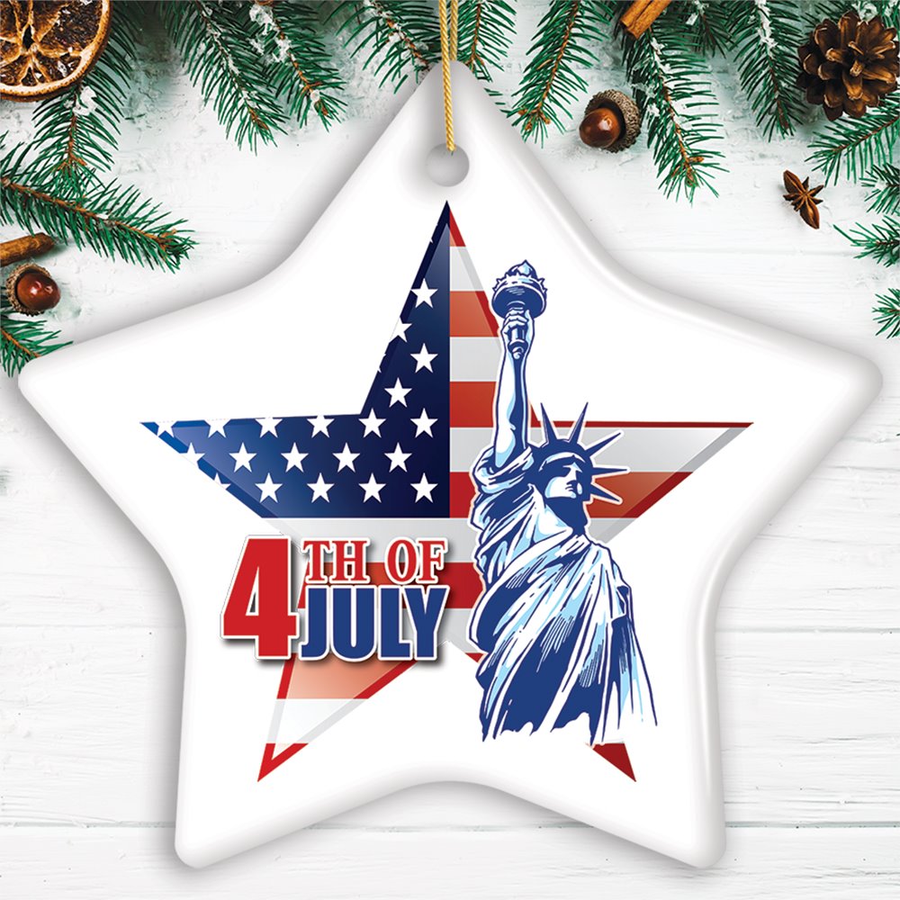 4th of July American Patriotism Ornament