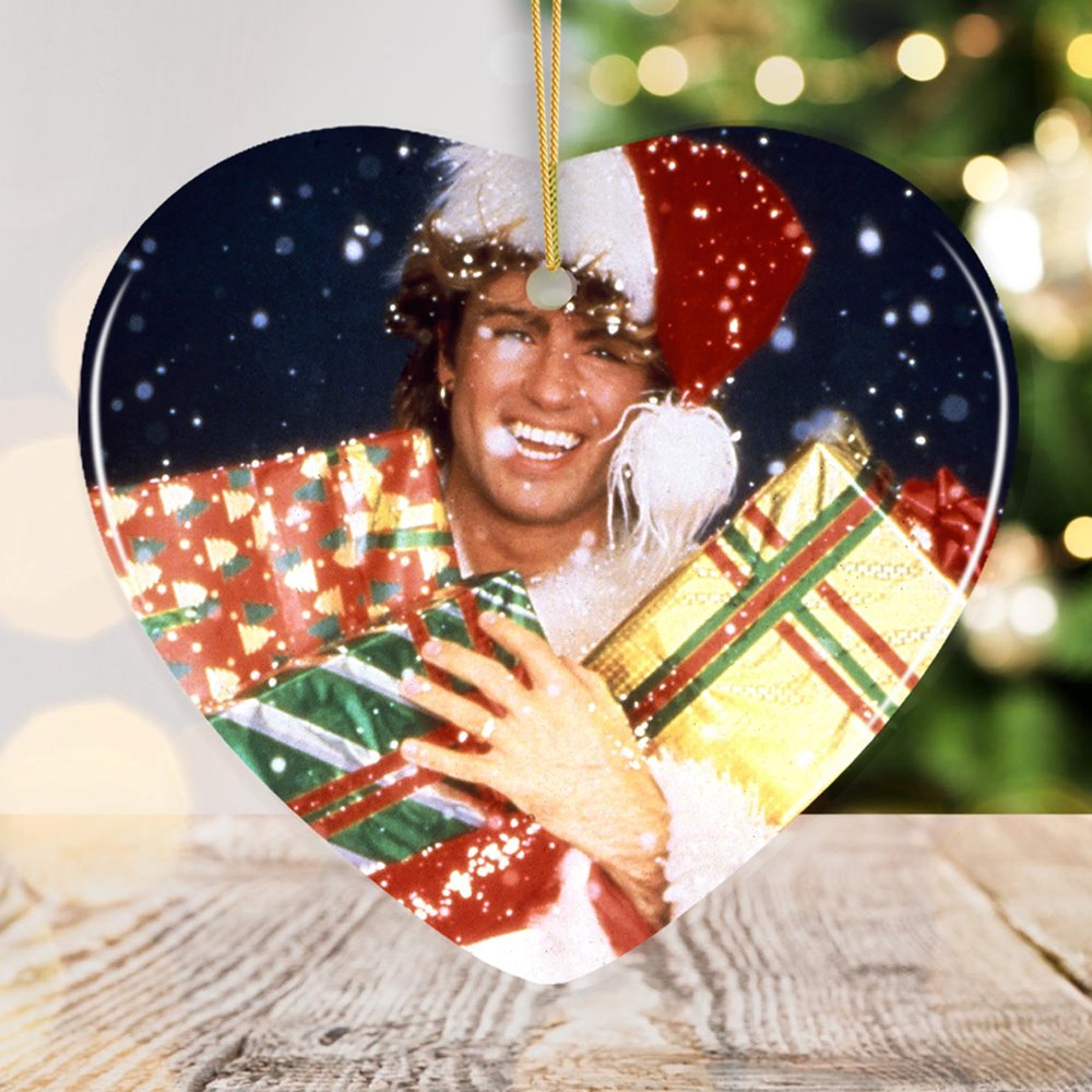 George Michael Christmas Ornament