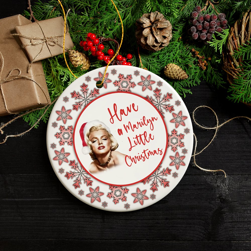 Have a Marilyn Little Christmas Ornament