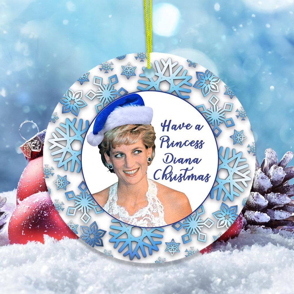 Have a Princess Diana Christmas Ornament