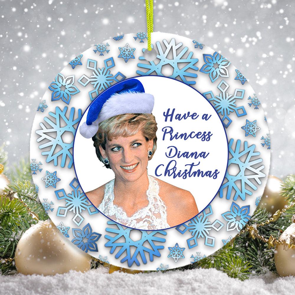 Have a Princess Diana Christmas Ornament