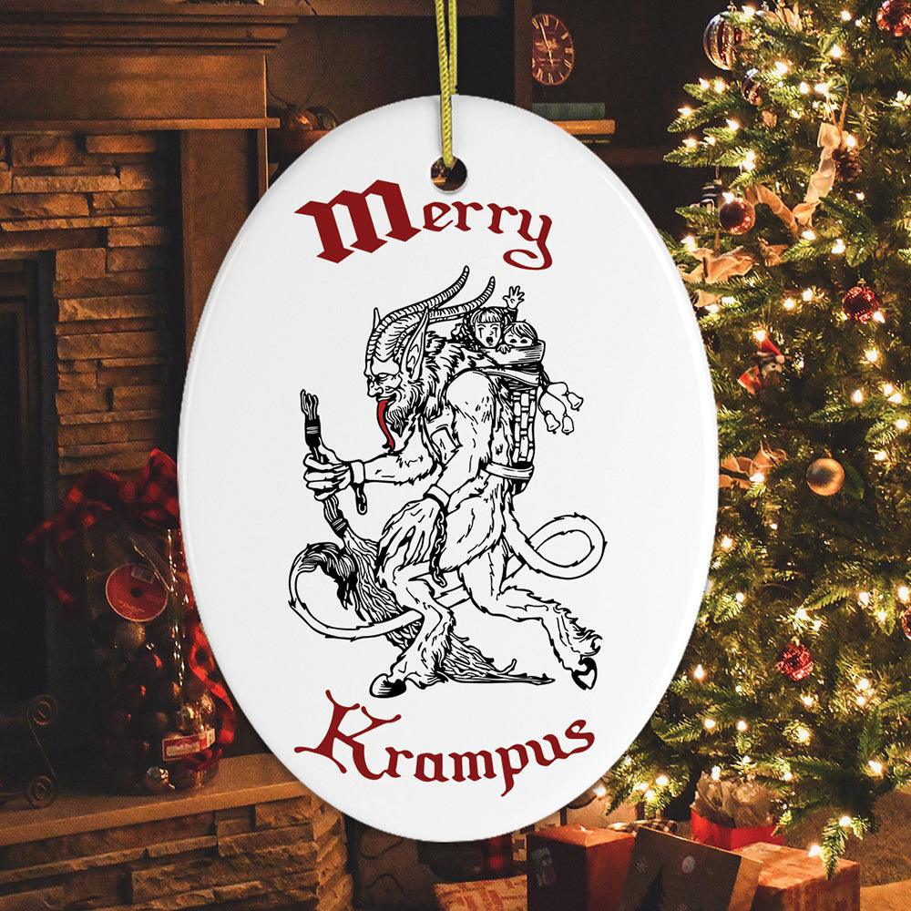 Merry Krampus Folklore Christmas Ornament