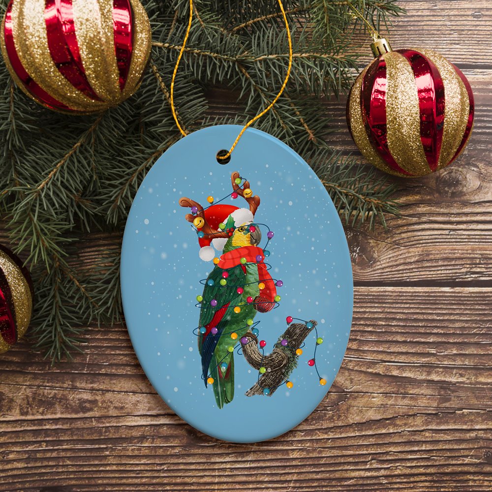 Parrot Christmas Ornament