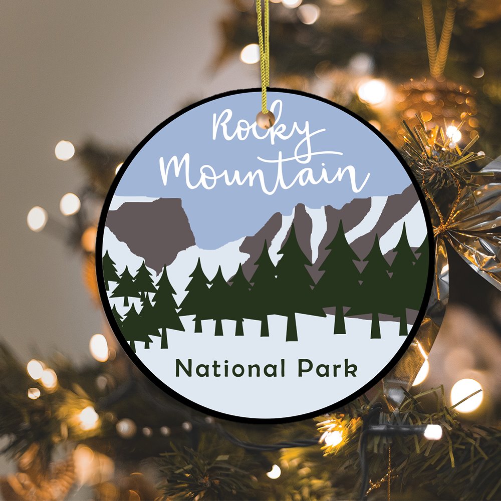 Rocky Mountains National Park Ornament