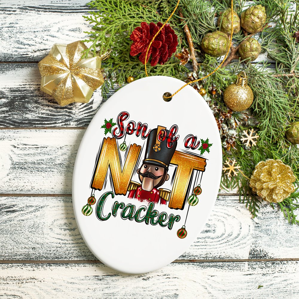 Son of a Nutcracker Funny and Cute Christmas Ornament