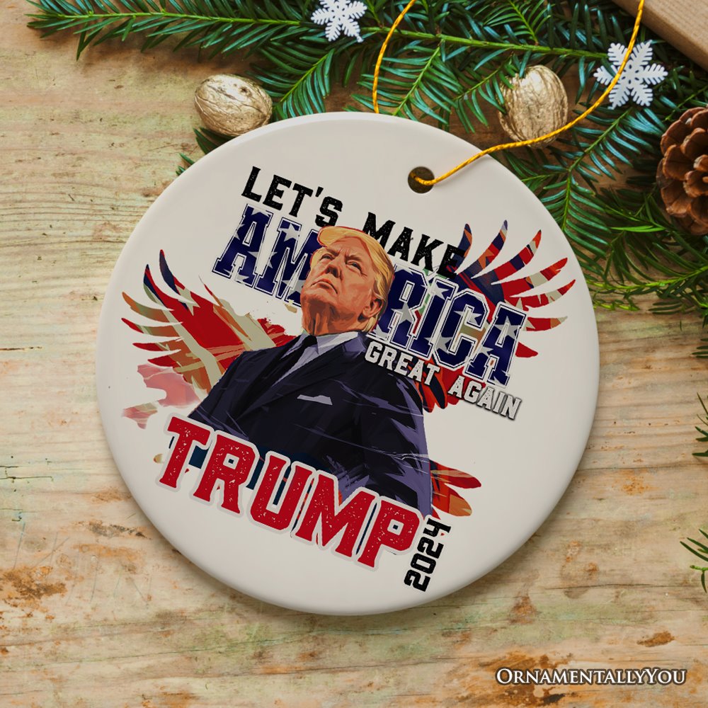 Donald Trump 2024 MAGA Ornament