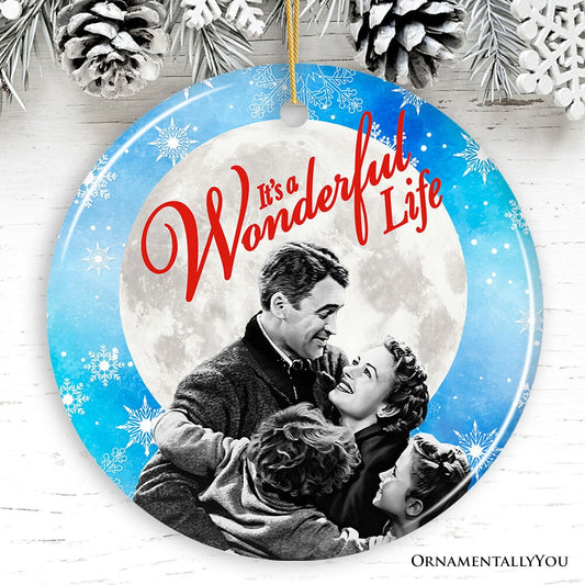 Full Moon Holiday Edition It’s a Wonderful Life Movie Christmas Ornament