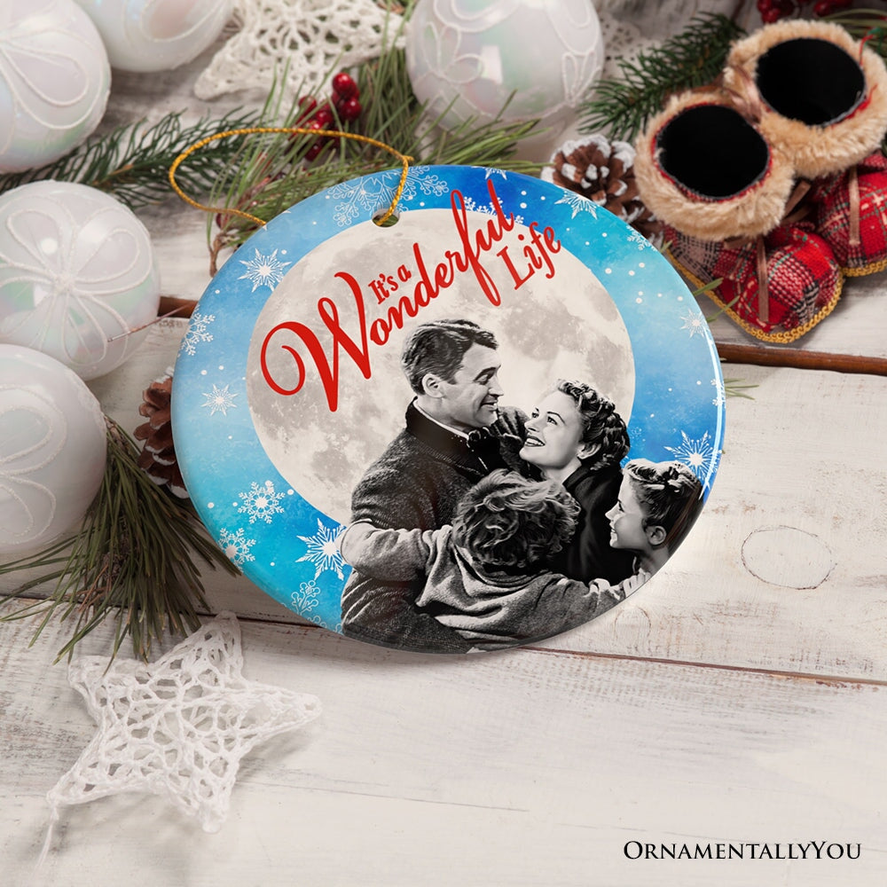 Full Moon Holiday Edition It’s a Wonderful Life Movie Christmas Ornament