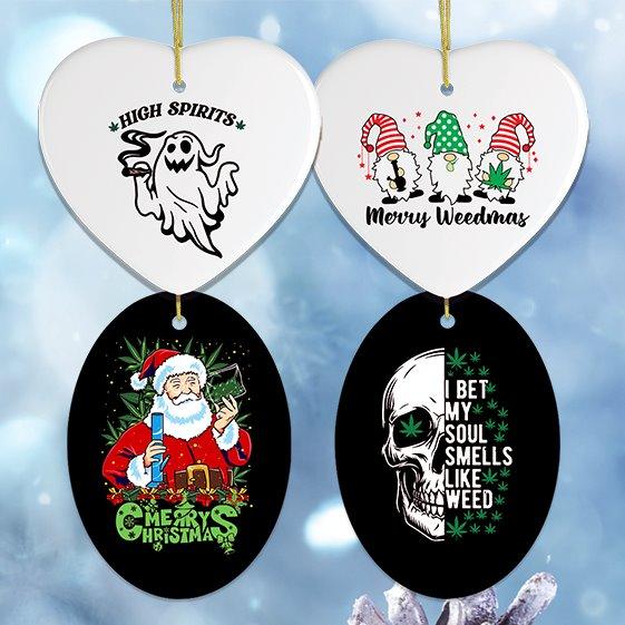 Pothead Christmas Ornament Bundle