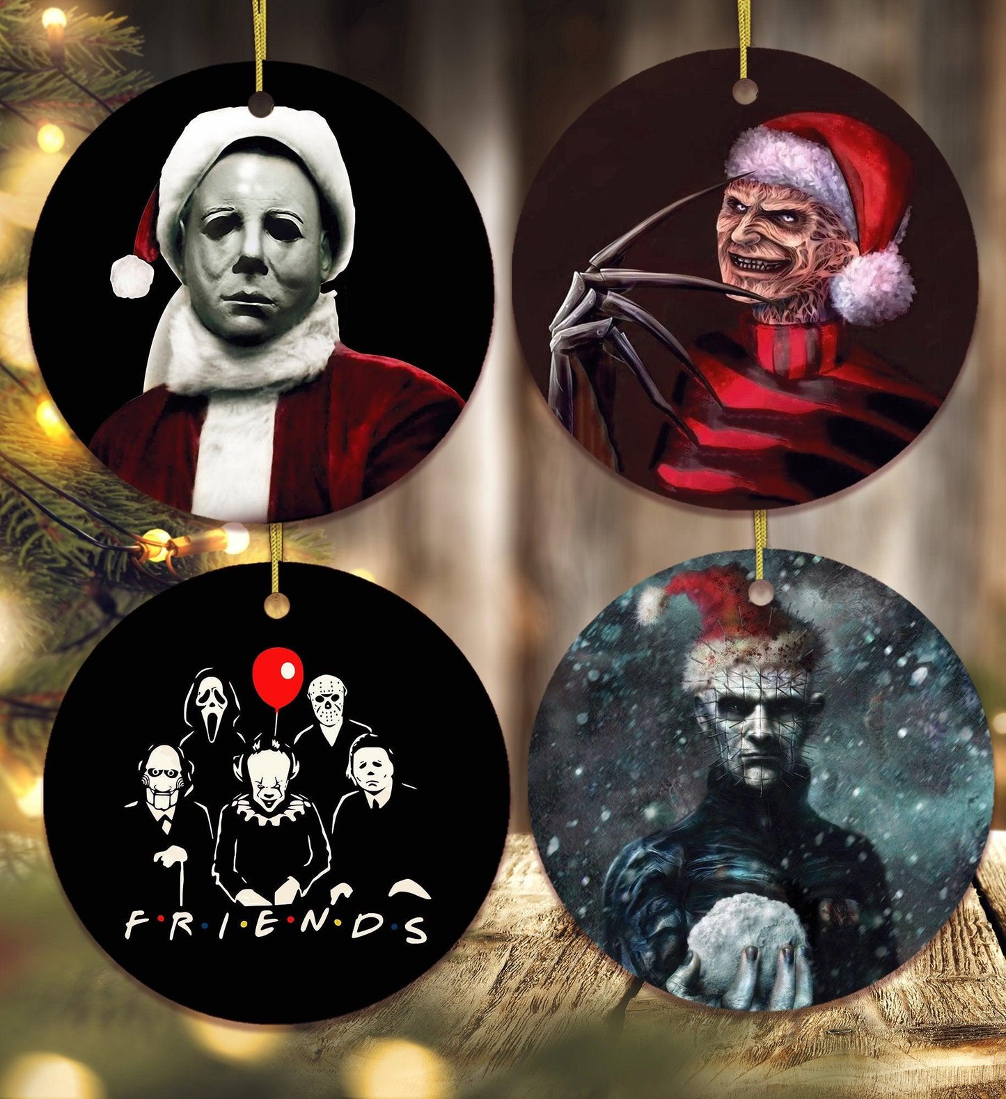 Horror Movie Ornament Bundle