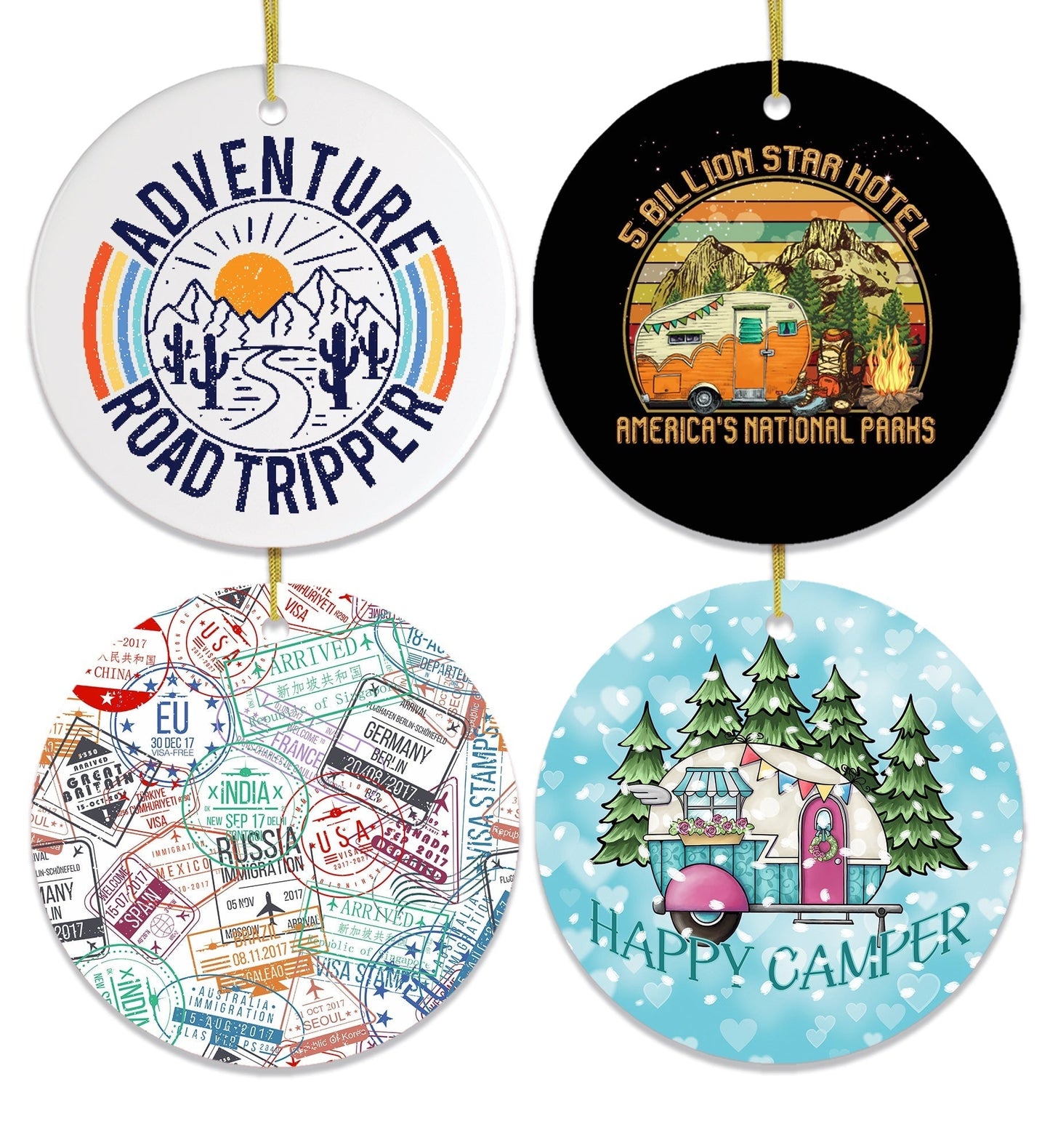 Travelers Christmas Ornament Bundle