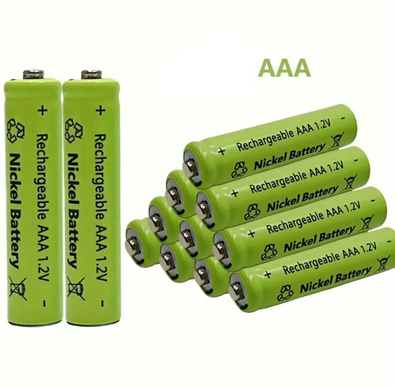 Energizer Rechargeable Batteries For Solar Lights Nickel Metal Hydride  1.2V AA 600- 900 mAh Batteries