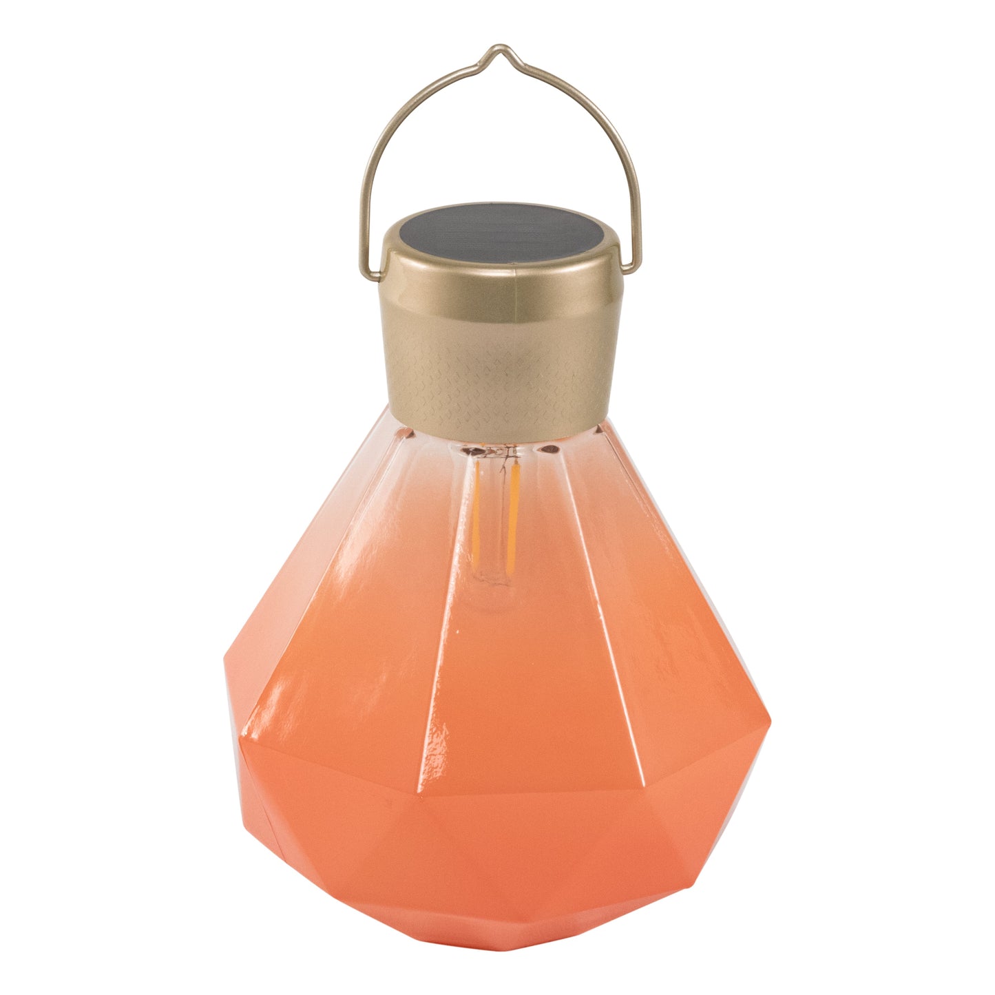 5.5" Gem Light Glass Solar Lanterns