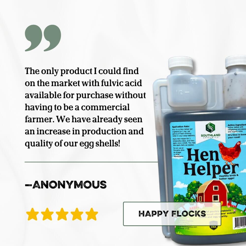 Hen Helper | Probiotics and Electrolytes for Chickens