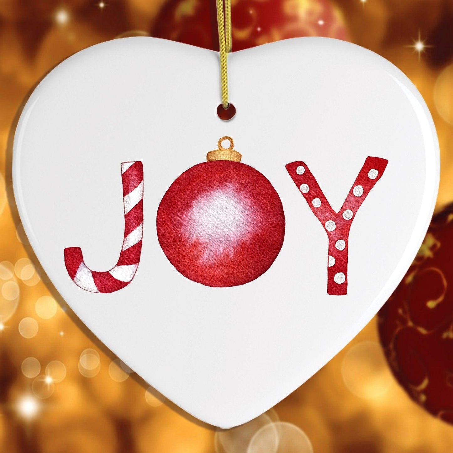 Joy Christmas Ornament