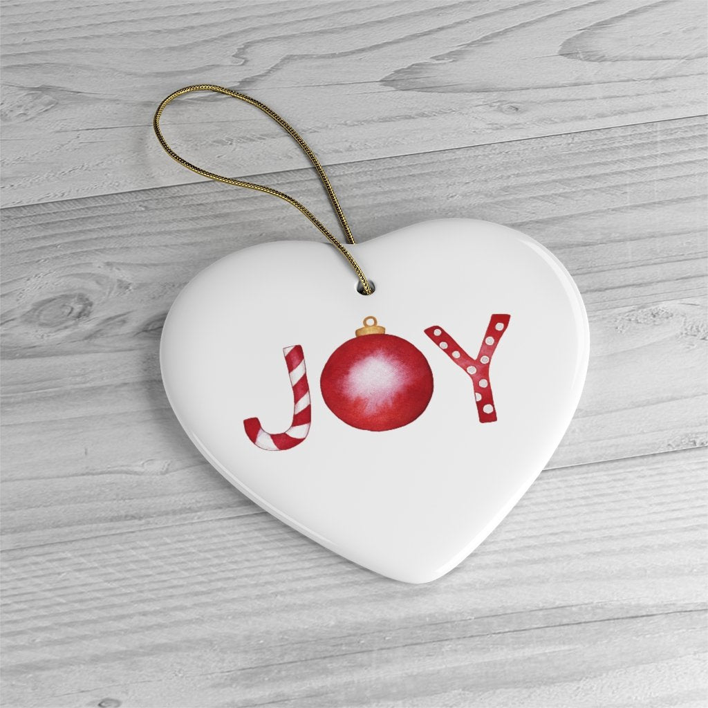 Joy Christmas Ornament