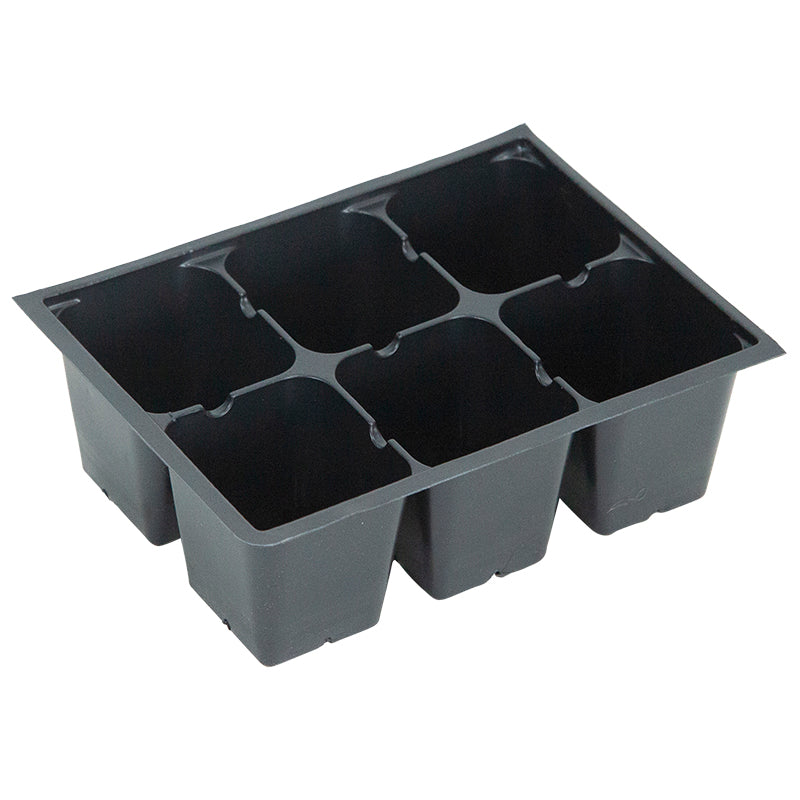 Jumbo 6-Pack Planting Containers for 1020 Tray - Recycled (Sheet of 6)