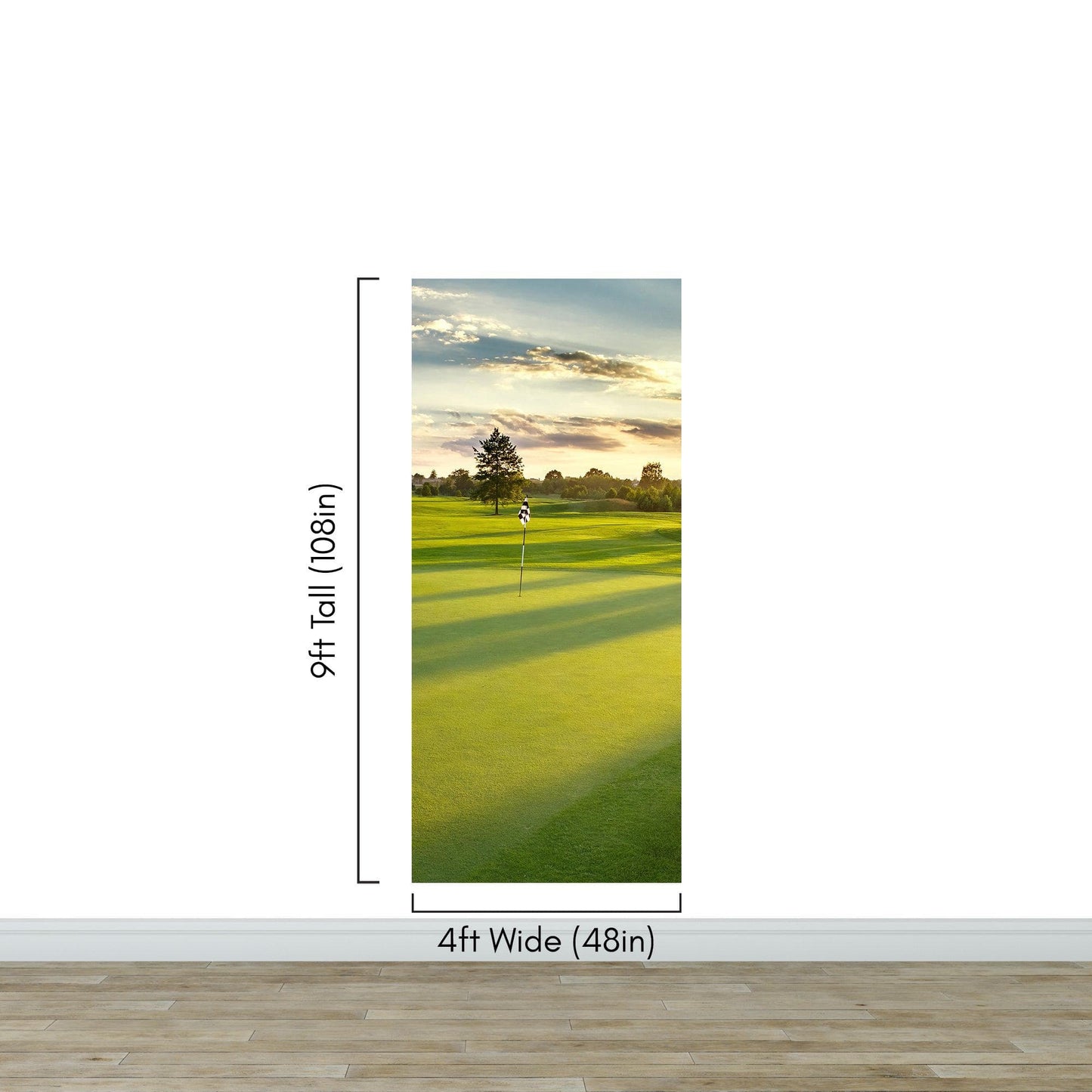 Golf Course Wallpaper. Sunset Over Golf Course. #6747