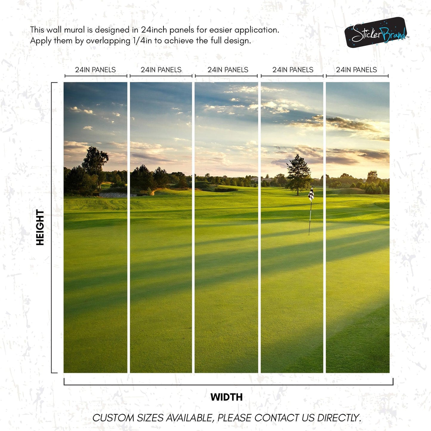 Golf Course Wallpaper. Sunset Over Golf Course. #6747