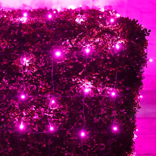 4' x 6' Pink 5mm LED Christmas Net Lights