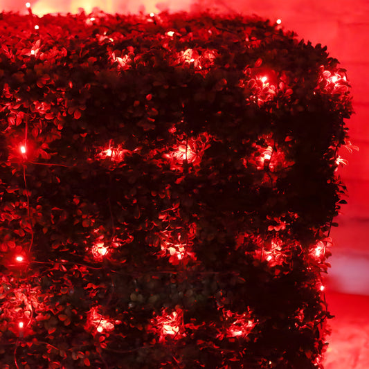 4' x 6' Red 5mm LED Christmas Net Lights