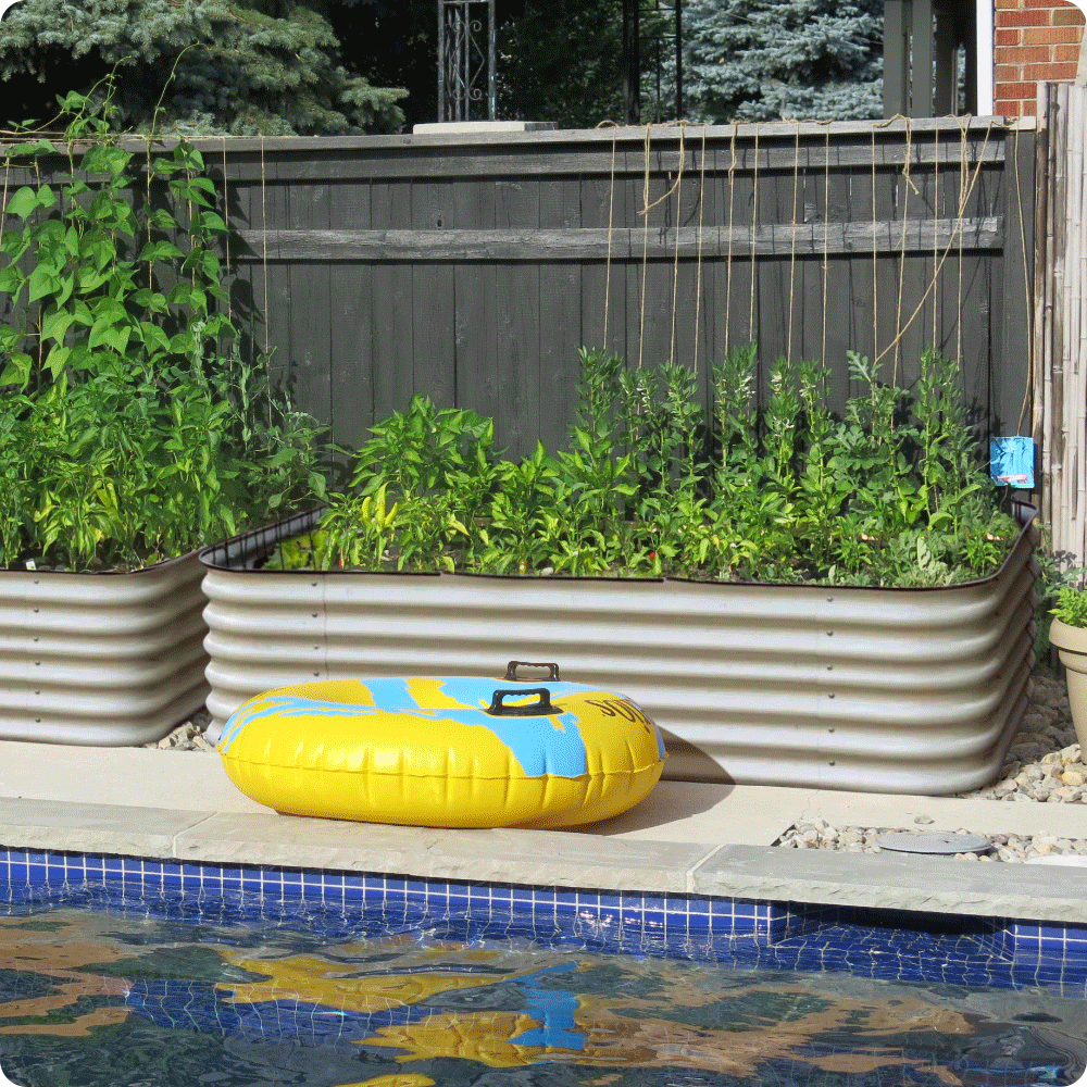 17" Tall, 12-in-1  Raised Garden Bed in Ivory