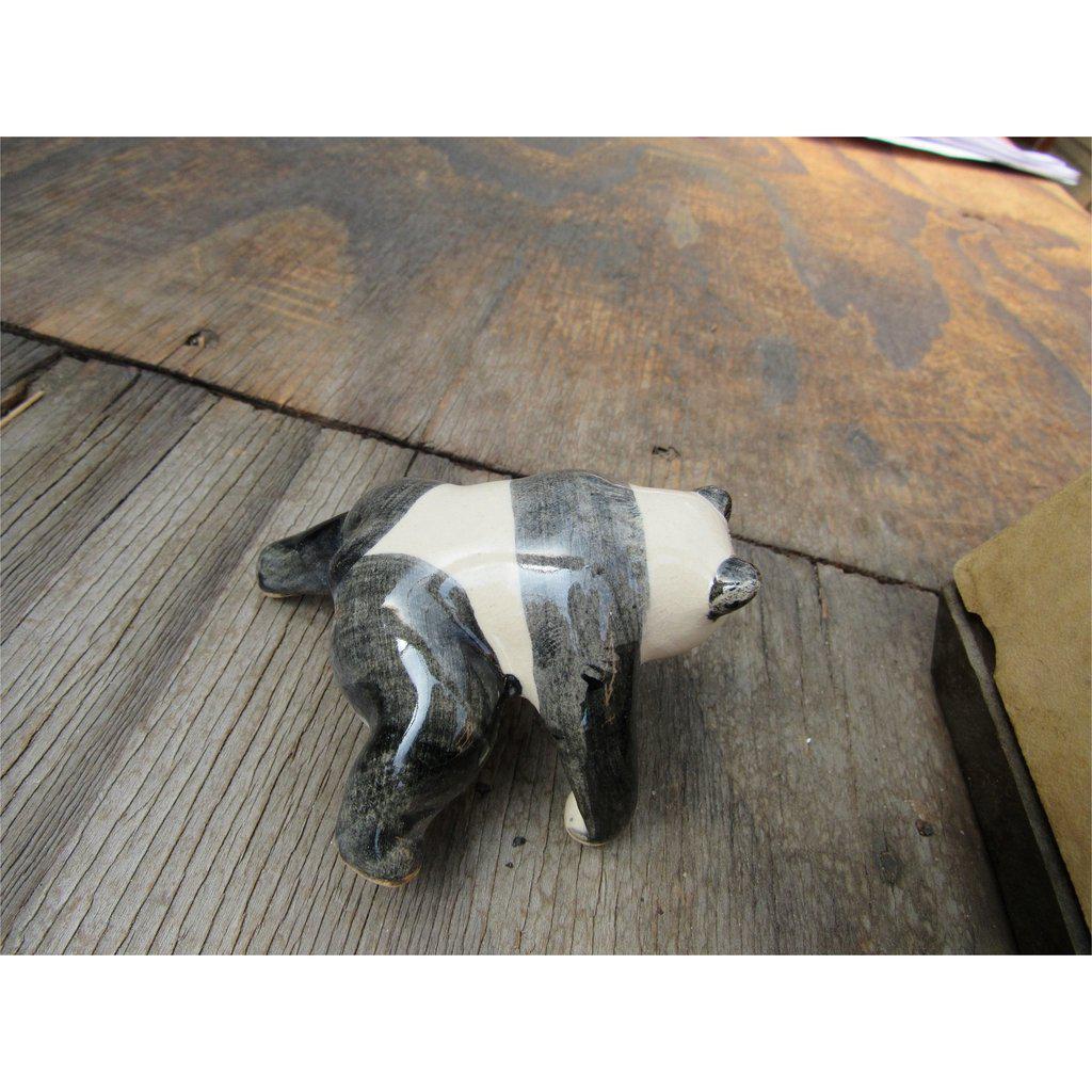 Pot Hanging Panda Ceramic Figurine