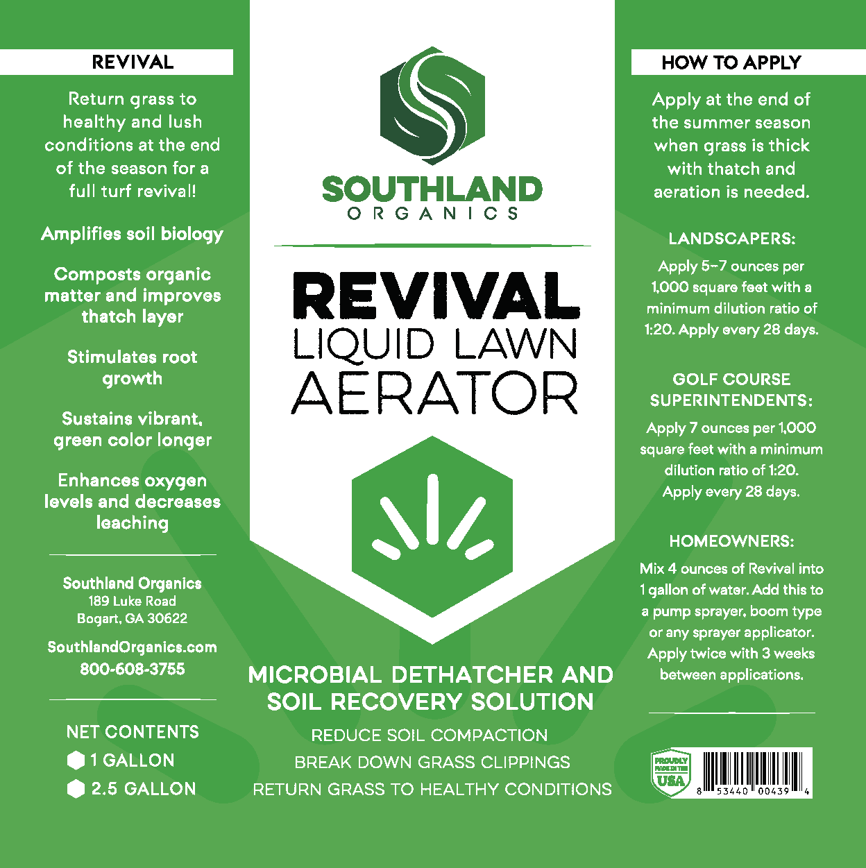 Revival | Liquid Aerator for Lawns