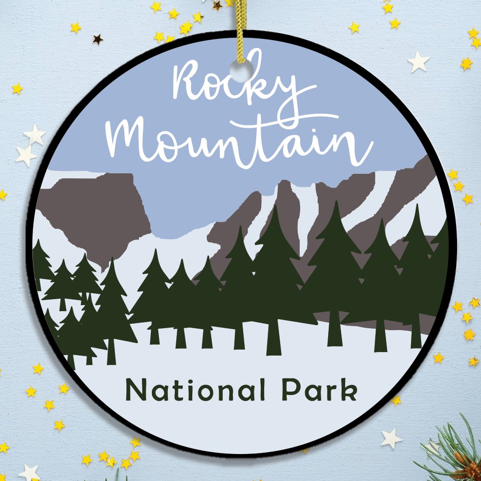 Rocky Mountains National Park Ornament