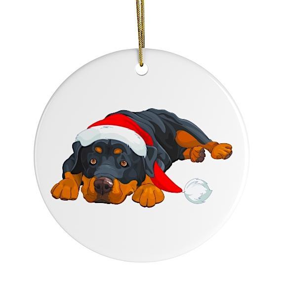 Rottweiler Christmas Ornament