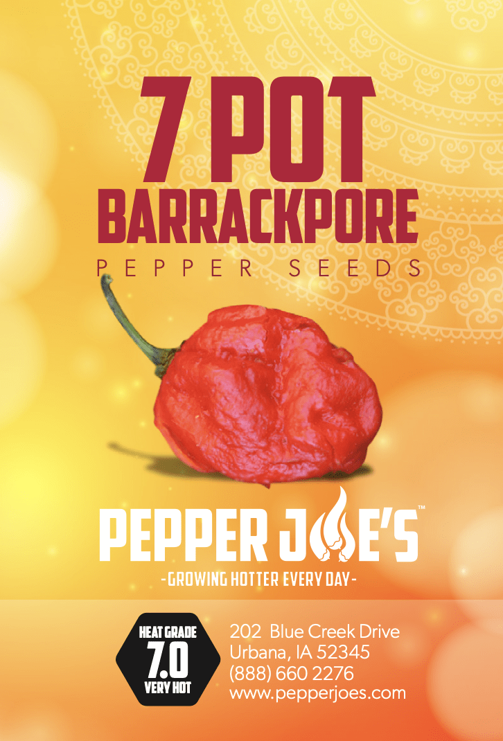 7 Pot Barrackpore Pepper Seeds