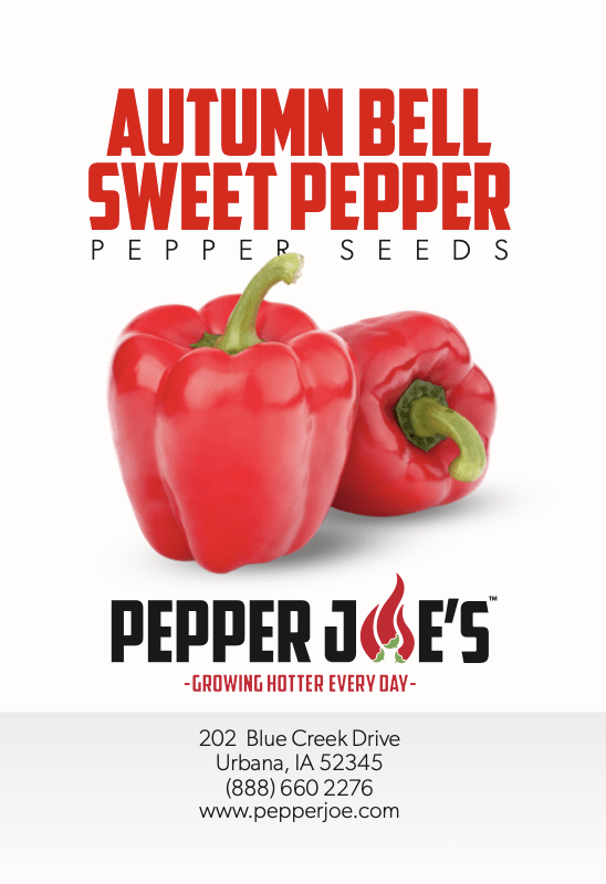 Autumn Bell Sweet Pepper Seeds