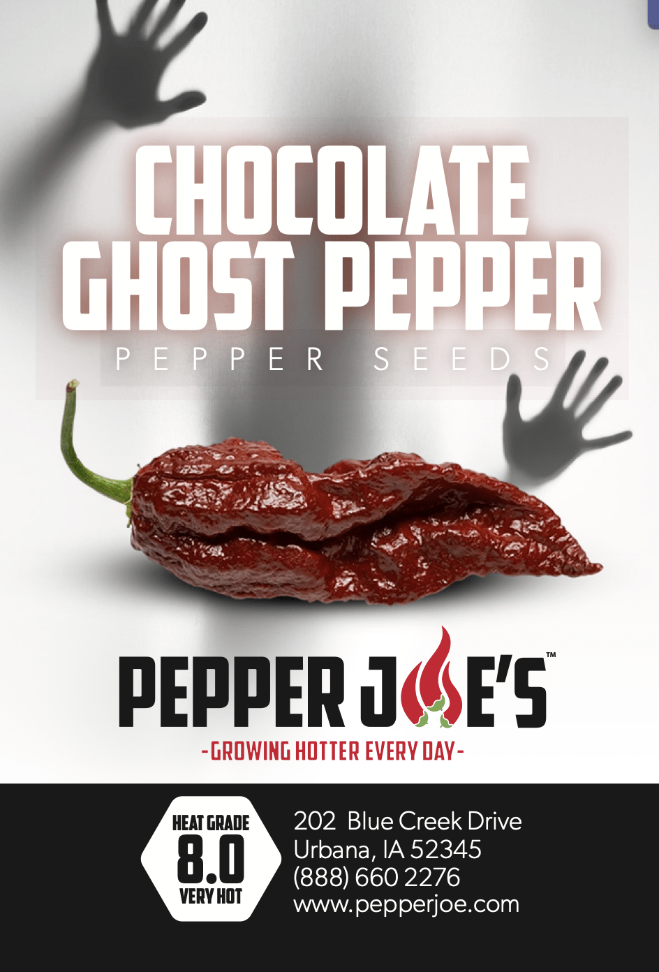 Chocolate Ghost Pepper Seeds