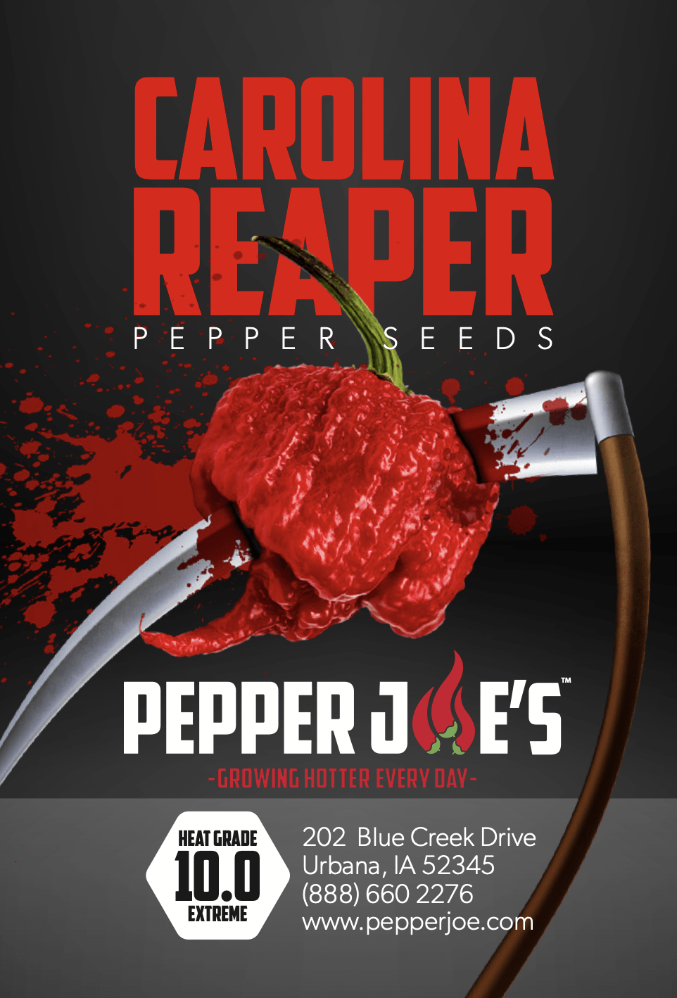 Carolina Reaper Pepper Seeds | HP22B