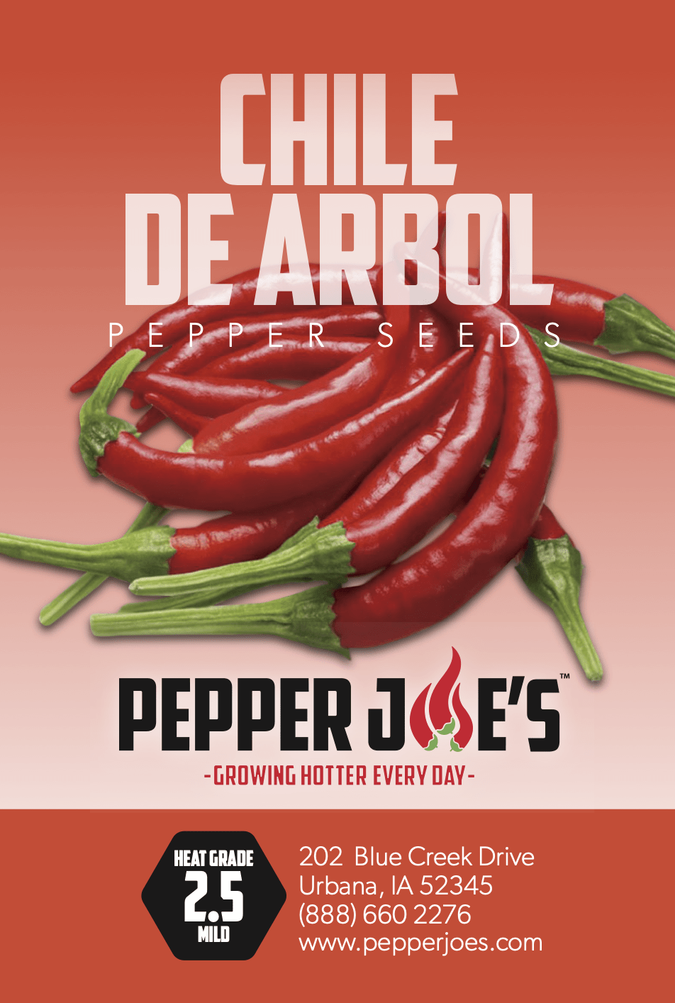 Chile De Arbol Pepper Seeds