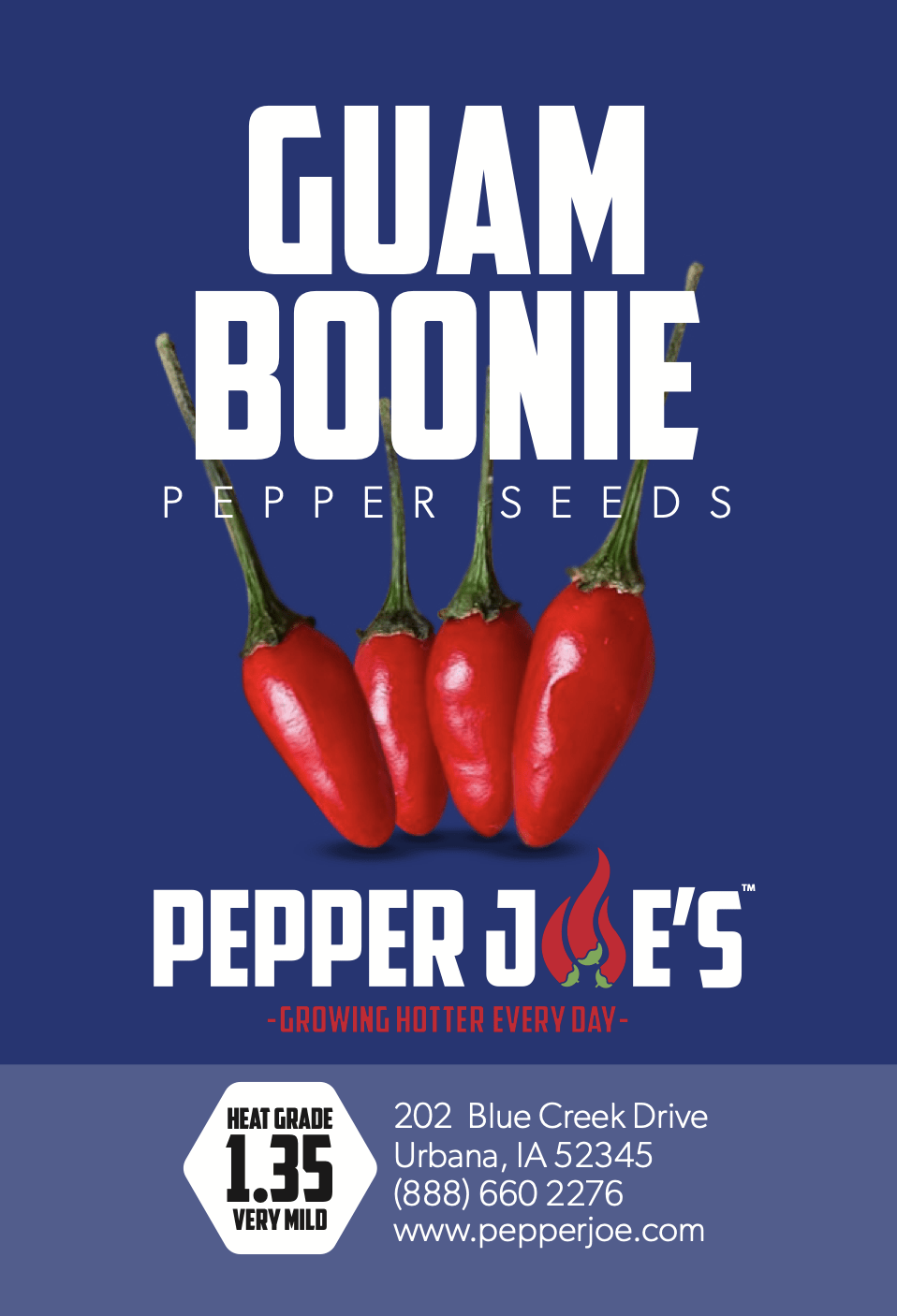 Guam Boonie Pepper Seeds (Non-Isolated)